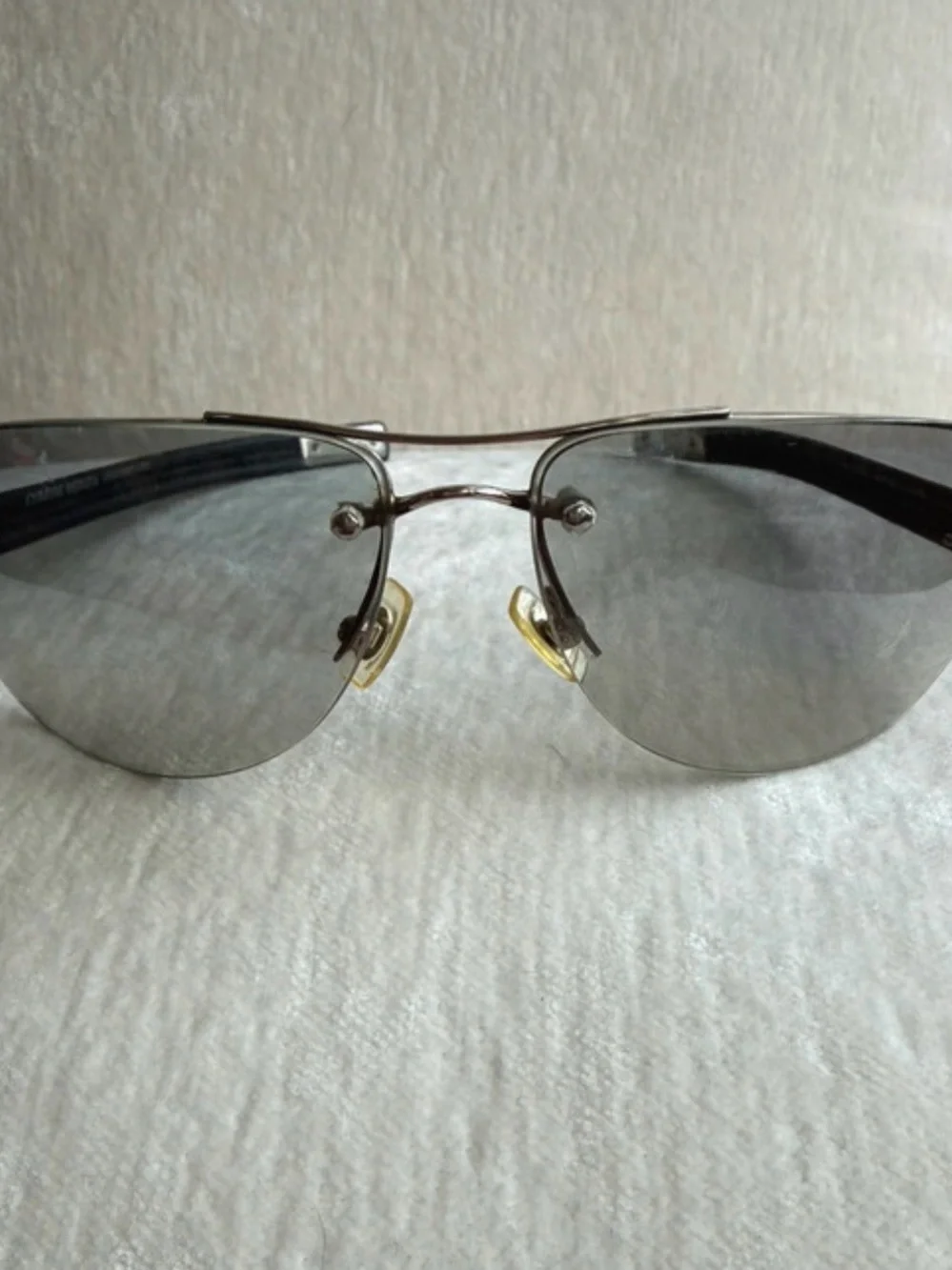 Chrome Hearts Men’s Rimless Sunglasses - Silver/Black